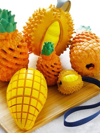 Funny Fruits Shape Dog Toy Pet Teeth Clean Molar Teeth Chew Bite Pet Toys Pets Products Gift