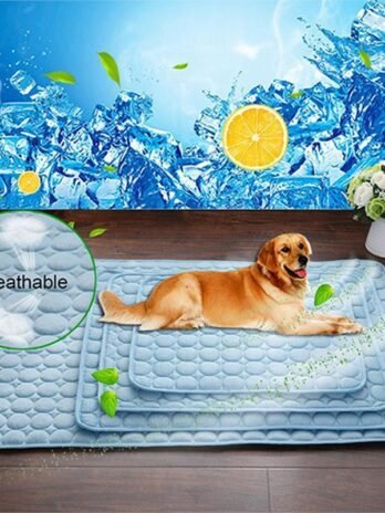 Pet Dog Cat Ice Silk Cold Nest Pad For Cooling In Summer