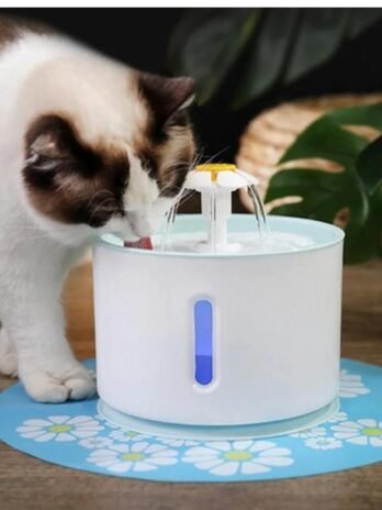 Automatic Pet Cat Water Fountain With LED Lighting USB Dogs Cats Mute Drinker Feeder Bowl Drinking Dispenser