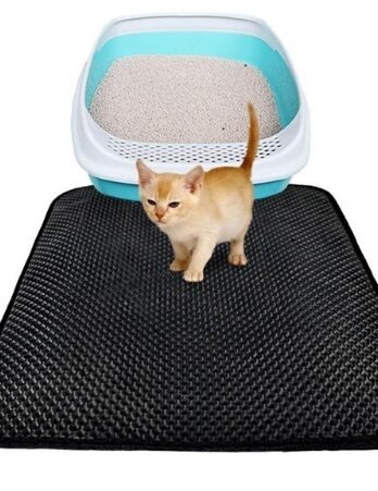 Double Layer Litter Cat Bed Pads Pet Cat Litter Mat Trapping Pets Litter Box Mat Pet Product Bed For Cats House Clean Mat