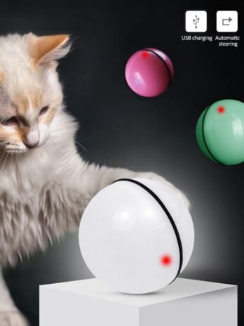 LED Laser Electronic Rolling Pet Funny Cat Toy Ball